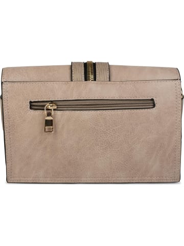 styleBREAKER Clutch Handtasche in Schwarz