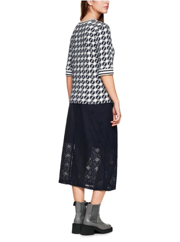 MARC CAIN Jersey-Shirt mit Print in Weiß
