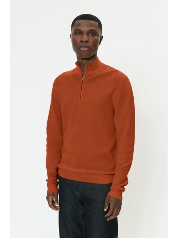 Matinique Strickpullover MAlagoon Gerade Passform in Gold Flame