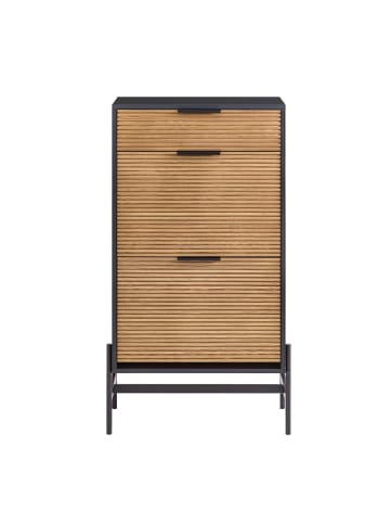 SoBuy Schuhschrank in Hell-Eiche - (W) 40 x (H) 115 x (L) 64 cm