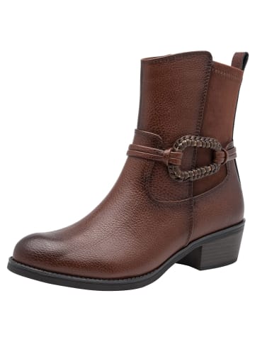 Marco Tozzi Stiefelette in COGNAC COMB