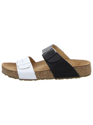 HAFLINGER Klassische Pantolette in schwarz
