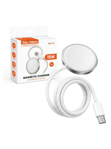 Wisam® Teltech induktives kabelloses Ladegerät MagSafe oplot USB-C 15W 1m