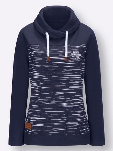 WITT WEIDEN Sweatshirt in marine-bedruckt