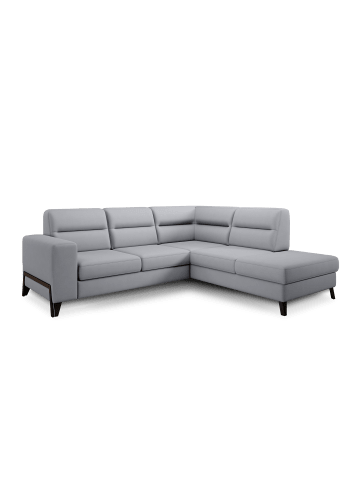 MF Design Cassada Recamiere Rechts in Grau -  (L) 237 x (B) 277 x (H) 100 cm