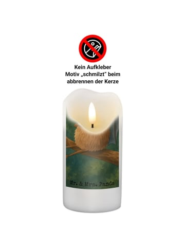 Mr. & Mrs. Panda Weihnachtskerze Fledermaus Sitzen Design mit Sp... in Weiß