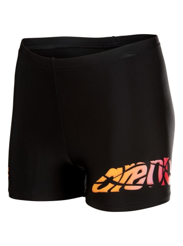 Arena Lettering Swim Shorts in Schwarz