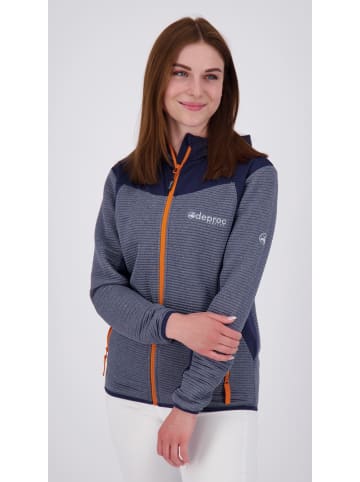 DEPROC Active Strickfleecejacke ELM  in Blau