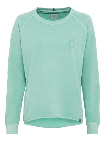 Camel Active Sweatshirt aus Baumwolle in Grün