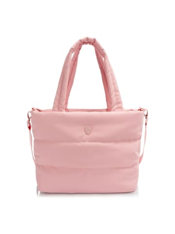 Heys Puffer Shopper Tasche 35 cm Laptopfach in rose