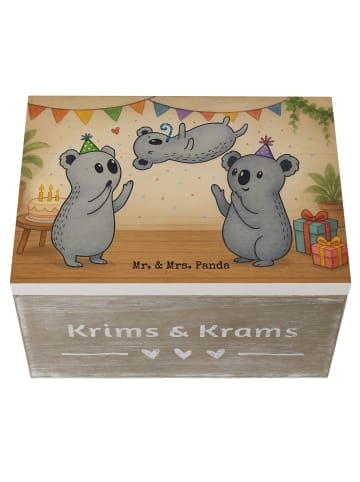 Mr. & Mrs. Panda Geschenkbox Koalas Geburtstag Design ohne Spruch in Weiß