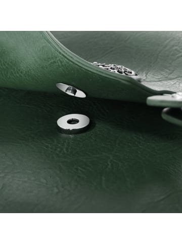 tectake Schicke Trachtenhandtasche in Lederoptik, grün