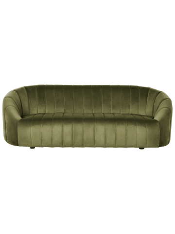 Beliani 3-Sitzer Sofa MALUNG in Grün - (W) 200 x (H) 68 x (L) 79 cm