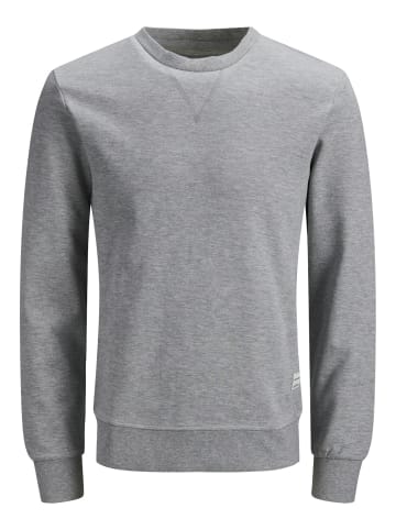 Jack & Jones Sweatshirt 'Basic' in hellgrau