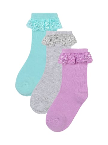 Minoti 3er. Set: Kurzsocken TG SOCK 46 in flieder