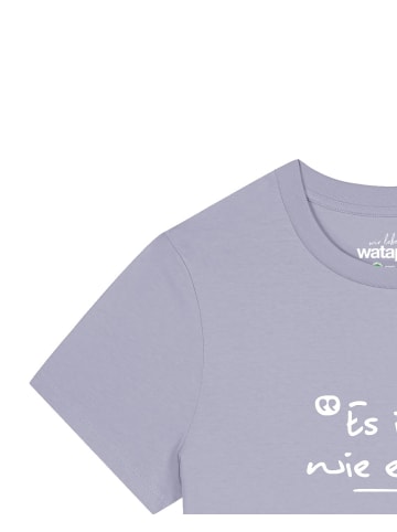 wat? Apparel T-Shirt Es ist wie es ist in Lavender