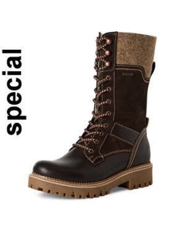 Tamaris Schnürstiefel in braun