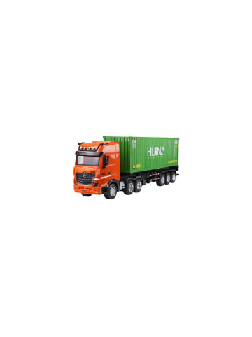 Wisam® Ferngesteuerter RC Container Truck Huina Grün 1:18