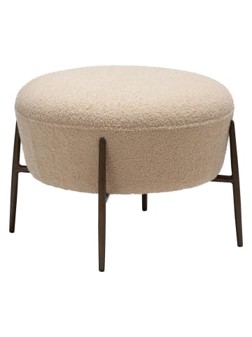 ebuy24 Pouf Orbit Offwhite 55 x 55 cm