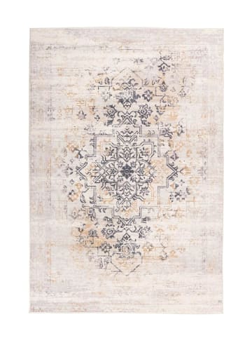 Kayoom Kurzflor Teppich Piemont 725 in creme - rechteckig