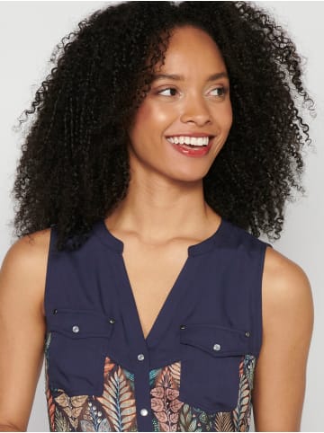 KOROSHI BÜGELBLUSEN in blau