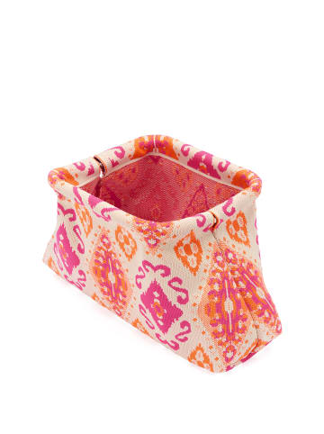 ebeeza Women Clutch in Beige Multicolor