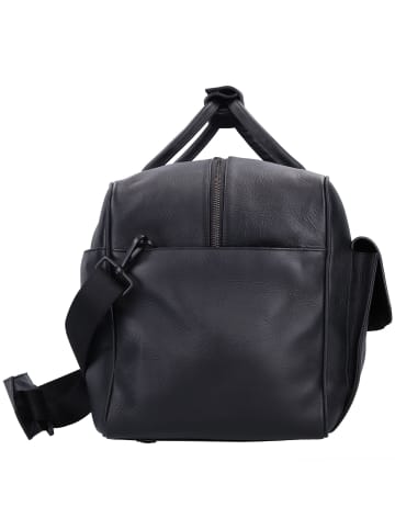 Buckle & Seam Canary Weekender Reisetasche Leder 48 cm black