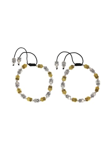 gaya Damen Fußkettchen in Gold Silber Mehrfarbig