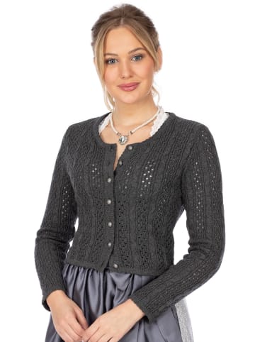 OS-Trachten Strickjacke 457005-0771 in anthrazit