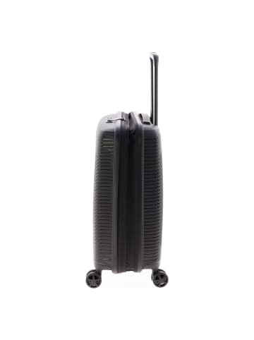 Gladiator 2800 4 Rollen Kabinentrolley 55 cm mit Dehnfalte black