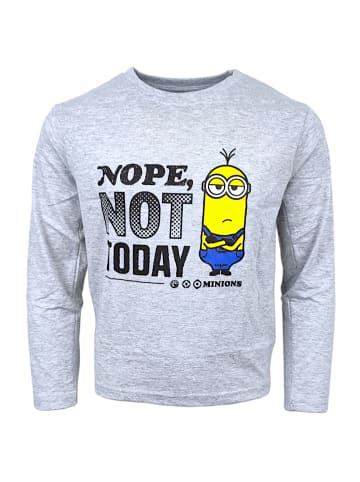 Minions Langarmshirt Minions Kevin in Grau