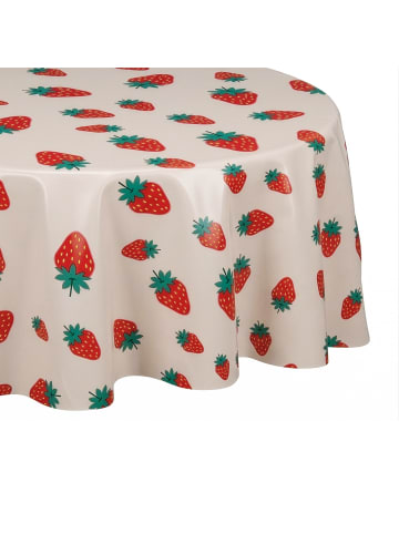 Butlers Wachstischdecke WATERPROOF Strawberry in Pink, Rot
