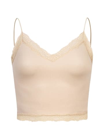 ONLY ONLY Cropped T-Shirts in beige