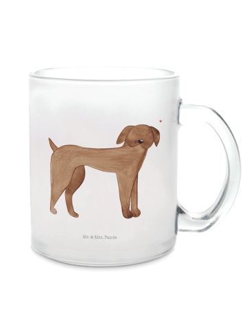 Mr. & Mrs. Panda Tee Tasse Hund Dogge ohne Spruch in Transparent