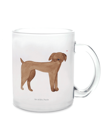 Mr. & Mrs. Panda Teetasse Hund Dogge ohne Spruch in Transparent