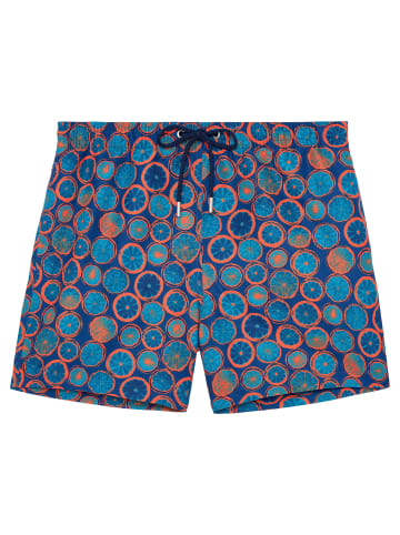 HOM Boxer-Badehose Beach Boxer Trapani in navy print