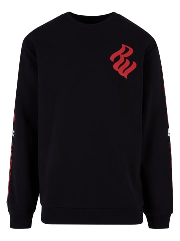 Rocawear Rundhalsausschnitt in black/red