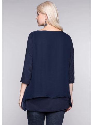 sheego Blusenshirt in marine