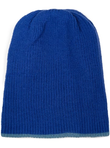 styleBREAKER Strickbeanie in Blau-Taubenblau