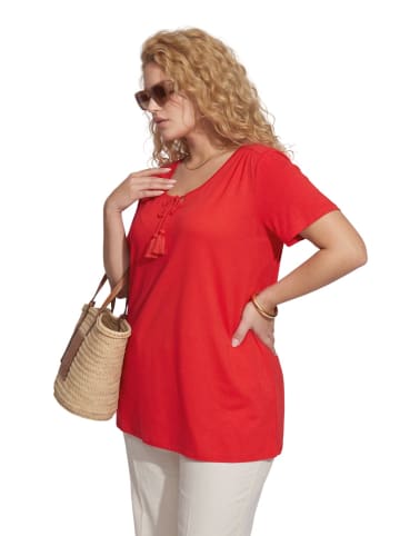 Shape Of You Blouse in Rot