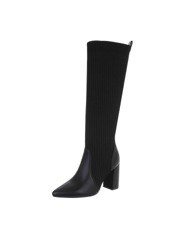 Ital-Design Stiefel in Schwarz