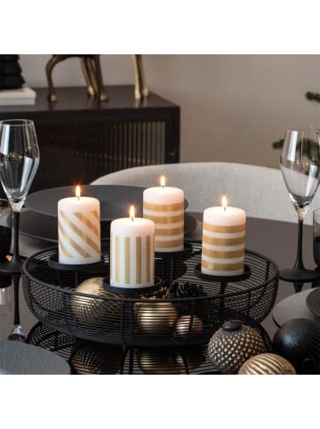 Villeroy & Boch Adventskranz Christmas Chic in ø 36 cm in schwarz