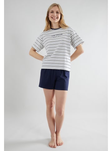 Tom Tailor Shorty Charlotte in blau-mittel-Ringel