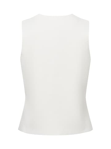 OPUS Weste Difora in ecru - 0001