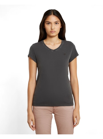 G-Star Raw Overdyed Eyben Slim V T-Shirt 2.0 dk black gd