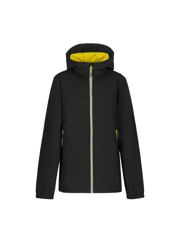 Icepeak Softshelljacke mit Kapuze Konan Jr in schwarz