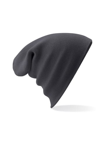 Yuhu Unisex Strickmütze in vielen Farben, für Damen und Herren in Grau