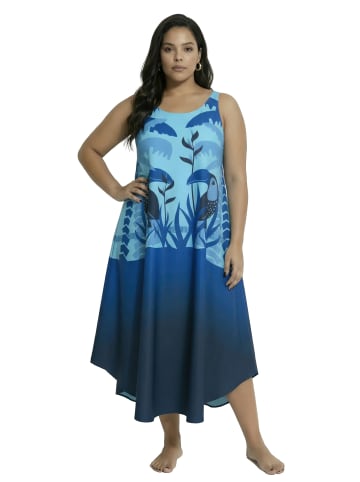 Ulla Popken Kleid in hell saphir