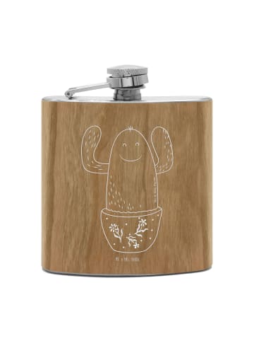 Mr. & Mrs. Panda Flachmann Kaktus Happy ohne Spruch in Braun