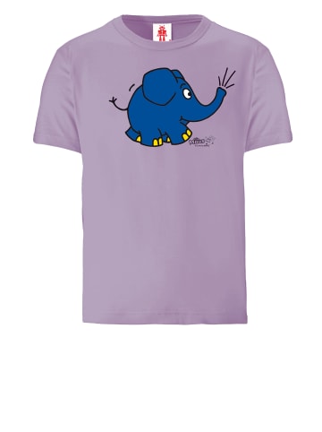 Logoshirt T-Shirt Sendung mit der Maus - Elefant Törö in lila